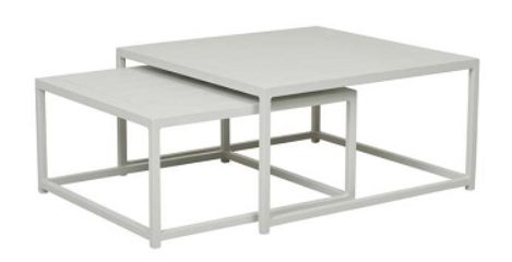 Aruba Square Nest of 2 Coffee Tables